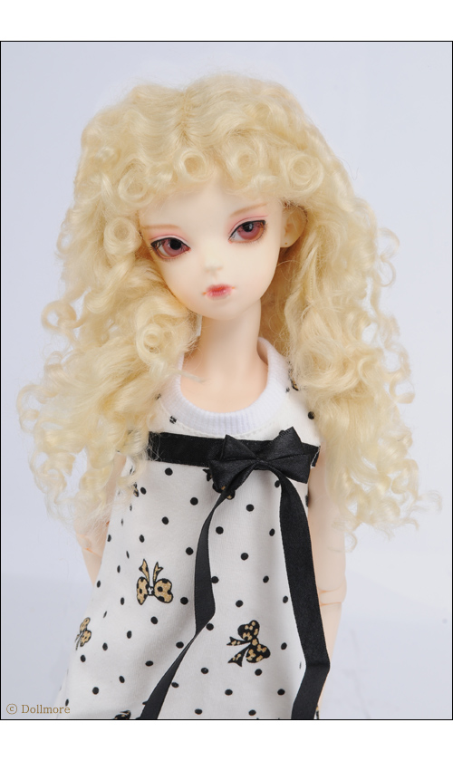 Carrot DM 1/4 BJD MSD Wig 18-20 cm 7-8 inch Monghanjuc Real Mohair 