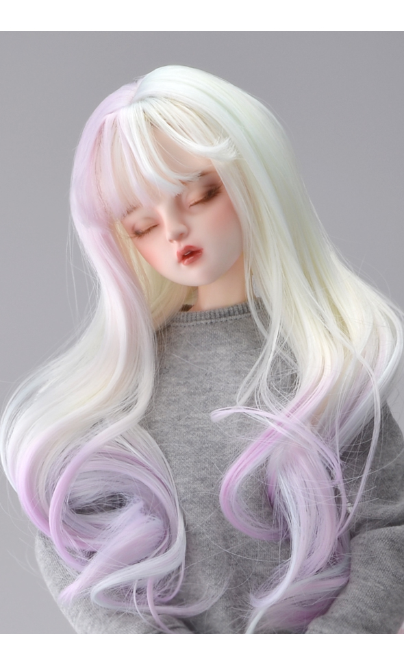 Blonde Long Straight Wig Dollmore 1/12BJD OOAK Supplier Mini Wig Banji size 