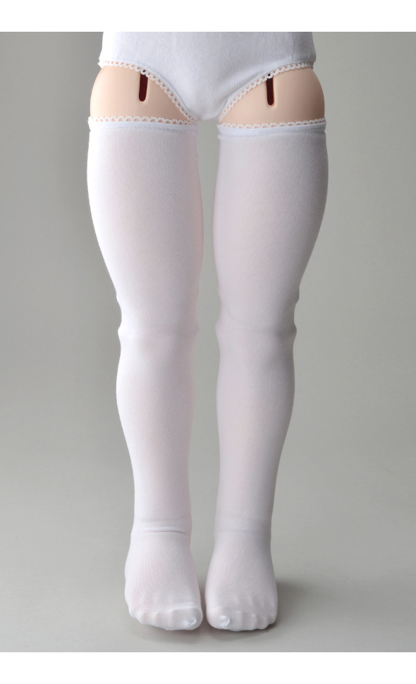 White Net Band Stocking Dollmore 12" fashion doll stockings 12inches 