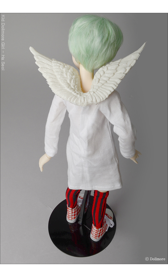 White Dollmore BJD Article Size USD and MSD Bonggug Cushion Wings 