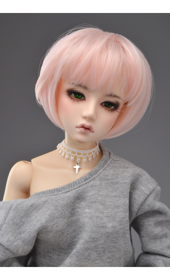 White Dollmore LAST ONE  necklace MSD & SD Cubic Cross Choker 