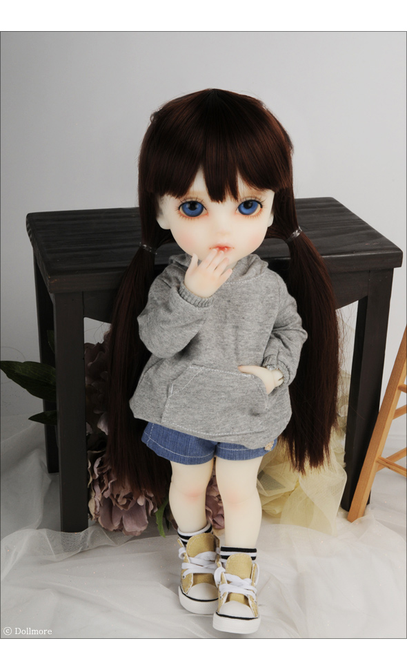 Maza lace Socks White Dollmore 16"baby doll Mokashura Size 