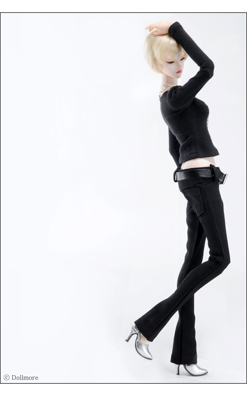 Black Dollmore  SD17 Glamor Model Size Zeno Wrap Pants 